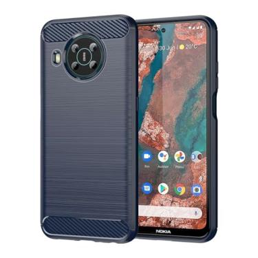 Imagem de Capas para NOKIA X20.Caso básico,Botão de pressão flexível / 360 ° Proteção completa,Anti-fingerpirnts