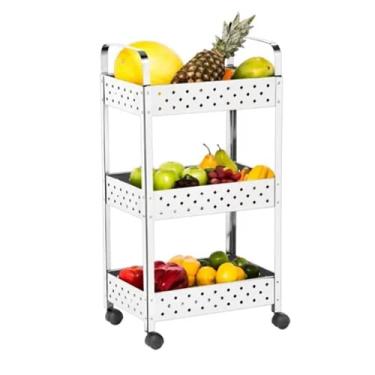 Imagem de Fruteira Mak Inox Prata
