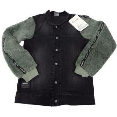 Imagem de Jaqueta / Casaco Luxo Jeans Menino Paraiso Inverno Ref 13197 - Preto - TAM 8 ANOS-Masculino