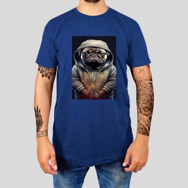 Imagem de Camiseta Masculina Casual Algodão Premium Gola Redonda Estampada Lili-Masculino