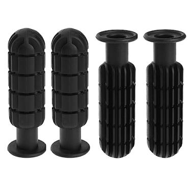 Imagem de SquEqu Pacote com 4 pebolim para mesa de pebolim de substituição de alças de haste de jogo de futebol para mesa de futebol de mesa, peças de reparo de mesa (ID de furo de 1,27 cm / 0,5")