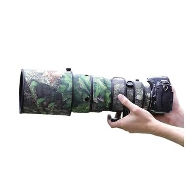 Imagem de CHASING BIRDS Capa protetora de lente impermeável camuflada para Nikon AF-S 300 mm F2.8 D II ED capa protetora de lente à prova de chuva (camuflagem de folha verde, com TC de 1,7 X (TC-17E II))
