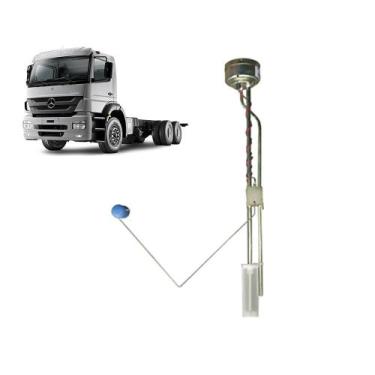 Imagem de Bóia Tanque de Combustível Retangular para MB Axor Alumínio - Fabbof