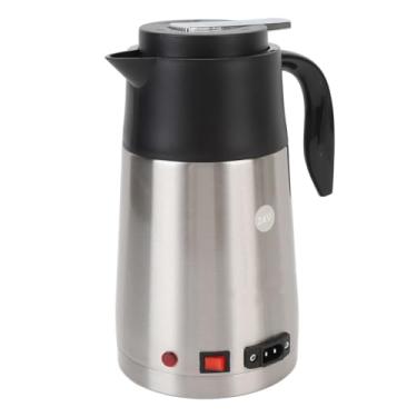 Imagem de Caldeira de Chaleira para Carro, Caldeira de água Elétrica Portátil 24V Aquecedor de café 200W Aquecedor de água Rápido Chaleira Elétrica para Carro de Aço Inoxidável 1,3L,