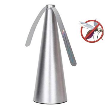 Imagem de Repelente Ventilador Espanta Moscas Inseto Mosquito Dengue Mesa Jardim