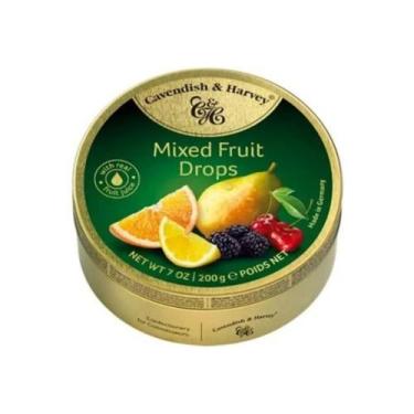 Imagem de Balas Frutas Mixed Fruit Drops Cavendish & Harvey 200 Gr