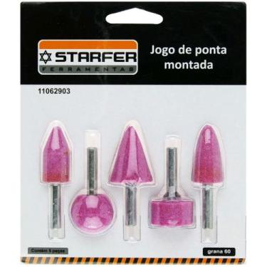 Imagem de Kit Ponta Montada Grana 60 Furadeira com 5 Peças - Starfer