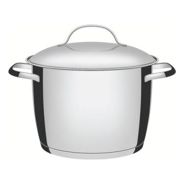 Imagem de Caldeirão Inox Tramontina Fundo triplo 7,5L 24cm Allegra 62655241, Ino