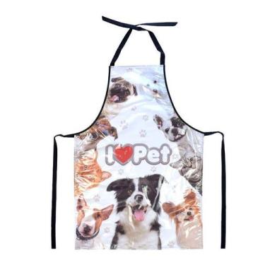 Imagem de Avental Para Petshop Impermeável I love Pet - Recanto da Costura