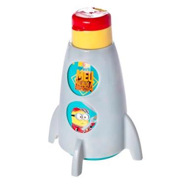 Imagem de Garrafa Infantil de Foguete Minions para Suco e Refrigerante - Plasúti
