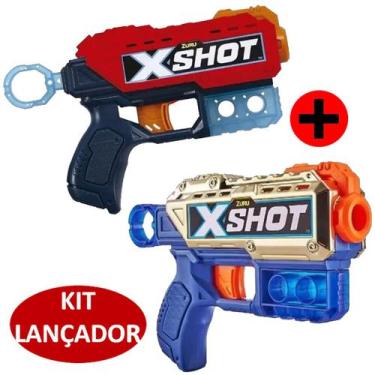 Imagem de Kit 2 Lançadores De Dardos Candide Kickback Zuru Shot