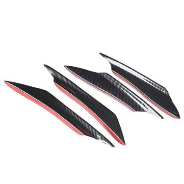 Imagem de Spoiler de Para-choque Dianteiro Universal Spoiler de Para-choque Universal, Estilo Fibra de Carbono, Peças Aerodinâmicas para Modificação Externa do Carro