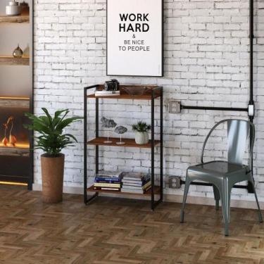 Imagem de Estante Multiuso Para Escritório Industrial 03 Prateleiras Areta 104x6