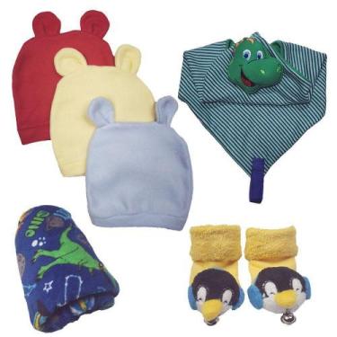 Imagem de Kit 6 Peças Acessórios para Bebê Inverno Bonito e Barato - Koala Baby,