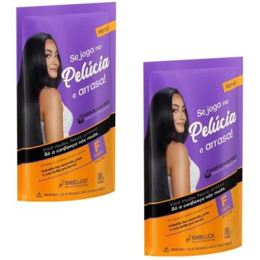 Imagem de Hene em Gel Pelucia 02x180gr Preto Forte (Preto Azulado) Pouch Embelle