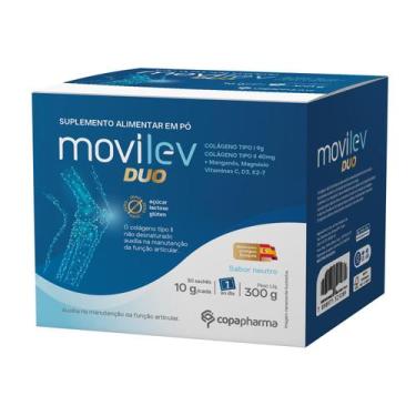 Imagem de Movilev Duo Colágeno I e II + Vitaminas Sache sabor Neutro - Copapharm