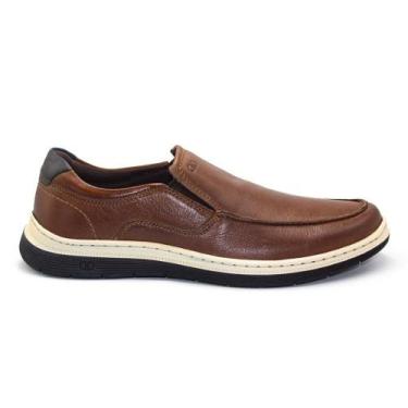 Imagem de Sapatênis Slip On De Couro Democrata Masculino Easy Leave 245201, 41, 