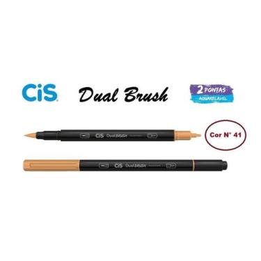 Imagem de Caneta Pincel Cis Dual Brush Pen Aquarelável 41 LJ Pastel