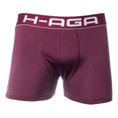 Imagem de Cueca Box Boxer Adulto Microfibra Original - Básica Linda, Rubro, P