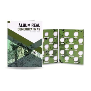 Imagem de 2 Álbuns de coleção de moedas Real Comemorativas - Numismática Coan