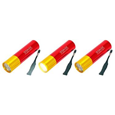 Imagem de Fairly Odd Novelties 12 Gauge Shotgun Shell LED Flashlight, 3 Pack Funny Gun Battery Operated Novelty Tool