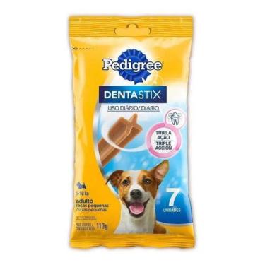 Imagem de Petisco Dentastix cães adultos raças pequenas 7 unid.110gr kit 02 paco