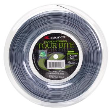 Imagem de Corda Solinco Tour Bite 16L 1.25mm Rolo Com 200 Metros Prata