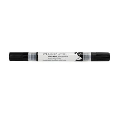 Imagem de Marcador Posca Multimark Ponta Dupla Preto Faber Castell