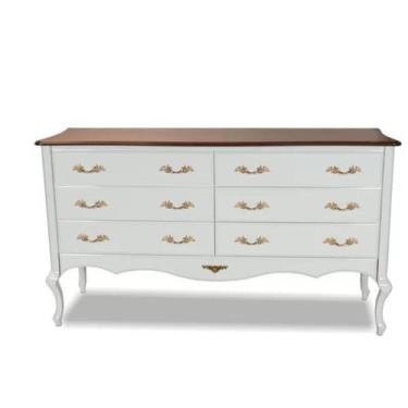 Imagem de Cômoda Clássica Viena 6 Gavetas e Pés Luiz XV - Tommy Design - Fleisch
