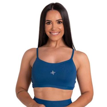 Imagem de Top fitness de academia sutia desportivo tecido poliamida - urbativa f