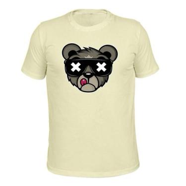 Imagem de Camiseta Plus Size Várias Cores Tecido Macio Estampada Urso Bolado - S