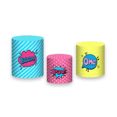 Imagem de Trio De Capa Cilindro - SuperGirl HQ Cute 004 - Via Cores