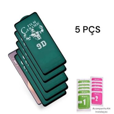Imagem de Kit 5UN Película 9D De Cerâmica Para Motorola Moto G04 - LXL