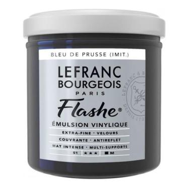 Imagem de Tinta Acrílica Flashe Importada Lefranc S1 046 Prussian Blue 125ml - L