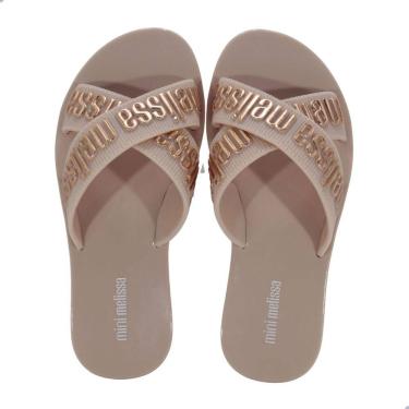 Imagem de Chinelo Mini Melissa M-Lover Slide Infantil Rosa Glitter