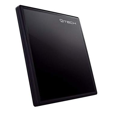 Imagem de CJ TECH Antena de TV digital amplificada – antena amplificador de sinal com alcance máximo de alta potência de recepção de 64 km, suporta canais HD TV digital VHF UHF, alimentada por USB (72256),