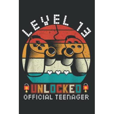 Imagem de 13Th Birthday Gaming Level 13 Unlocked Official Prettynager Nice: Lined Notebook: 6" x 9", 100 Pages, Notebook Journal For Lady, Girls And Women Blank Lined Notebook Journal Gift Ideas.