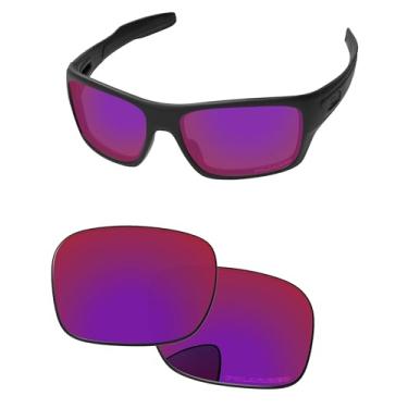 Imagem de PapaViva Lentes de reposição para óculos de sol Oakley Turbine OO9263 65 mm, Sol meia-noite, Turbine