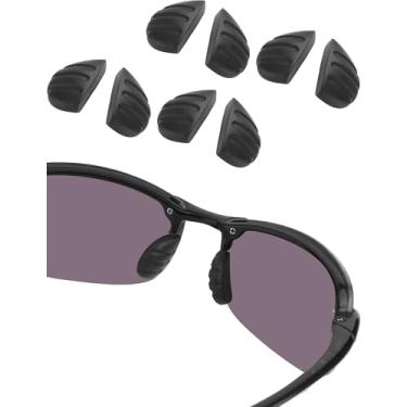 Imagem de Bowyer 4 pares de protetores de nariz de substituição compatíveis com óculos de sol Maui Jim Makaha/Banyans/Kanaha/Ho'okipa/Sandy Beach/Turtle Bay/Hapuna - Preto