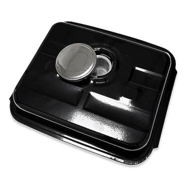 Imagem de necaces Tanque de Combustível de Gás para Quadriciclo (4L), Tanque de Combustível de Metal com Tampa para Quadriciclo Go Kart 125-250Cc, Serve para Taotao Go Kart e Quadriciclo de 4 Rodas