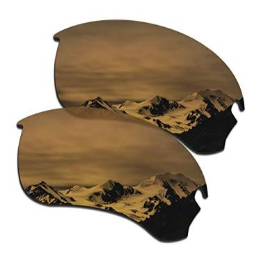 Imagem de SmartVLT Lentes de substituição masculinas para Oakley Si Speed Jaqueta OO9228 Óculos de sol - Mais opções, Bronze Gold, One Size