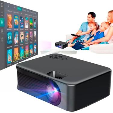 Imagem de Projetor Portátil Mini Hdmi Wi-Fi Smart Tv Aun A30C Pro Cinema Preto, 