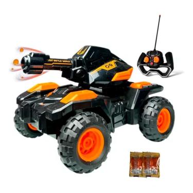 Imagem de Carrinho Controle Remoto Tanque Bolinhas De Gel Ninho Boy