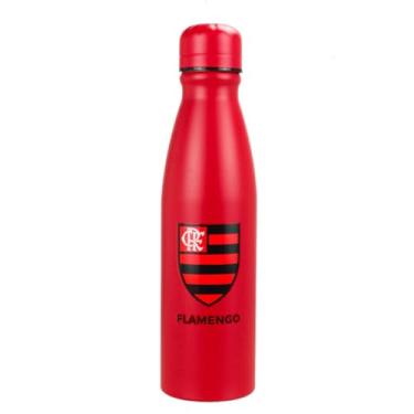 Imagem de Garrafa Alumínio Flamengo 600 ML - QH072-5-B
