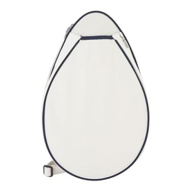 Imagem de Bolsa de Tênis, Mochila de Tênis para Homens Mulheres de Tênis de Tênis de Tênis Saco Com Cinta Ajustável para Raquetes de Badminton de Badminton (Borda azul)