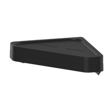 Imagem de Prateleira de Canto Organizadora Para Banheiro Suspensa Box Suporte Porta Shampoo Estante Rack Instalação sem Furo Ventosa Adesiva Alta Fixação - OU (Preto)