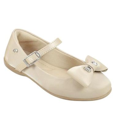 Imagem de Sapatilha Infantil Pampili Bailarina Fivela Coração Areia Tamanho:25