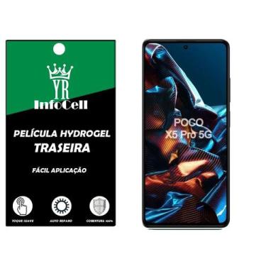 Imagem de Película Gel Hydrogel HD Traseira Anti Impacto para Xiaomi Poco X5 Pro