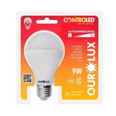 Imagem de lampadas Led Dimerizavel 9W BIV 6500K Kit 3pç  - Ourolux