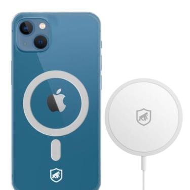 Imagem de Gshield Kit Capa e Carregador compatíveis com MagSafe para (iPhone 13)